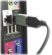 Ein gesteckter USB-Keylogger